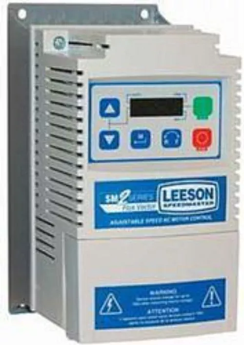 174609.00, Leeson, 1.5 HP, 208-230V, 1PH in, 3PH out, NEMA 1, SM2, DRIVE FRÉQUENCY,