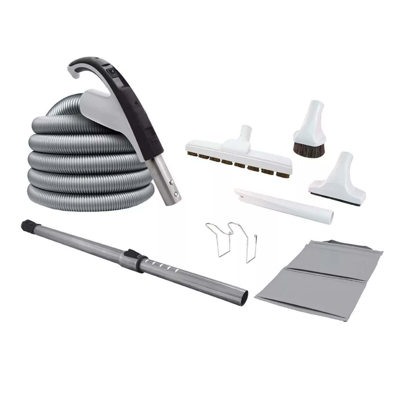 24 Volt Cleaning Set 35' Hose with Super Luxe 12'' Brush