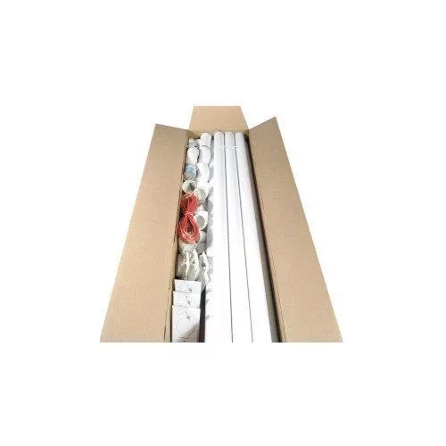 3 Valve Central Vacuum Installation Kit with 48 Ft. Pipe and Fittings