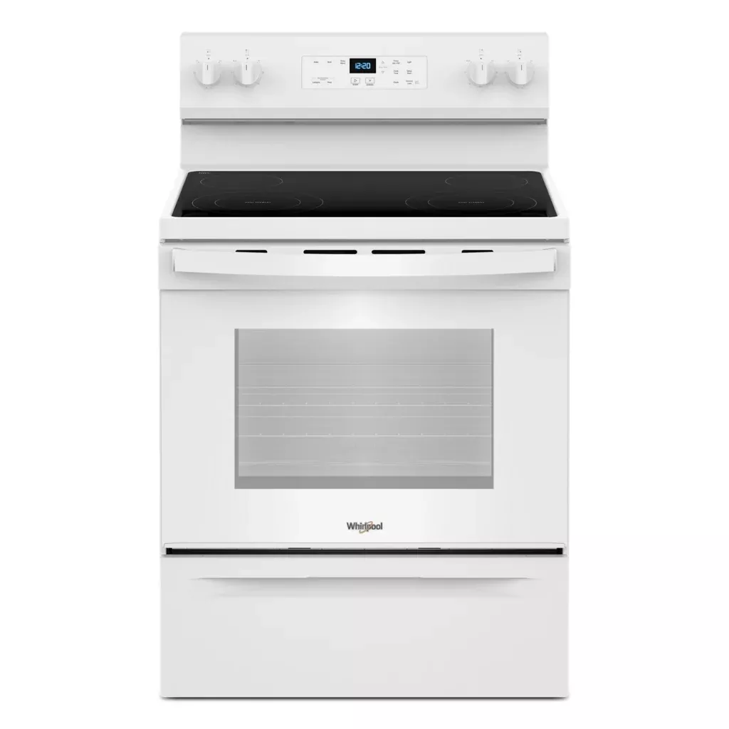 30 In Electric Range with No Preheat Mode