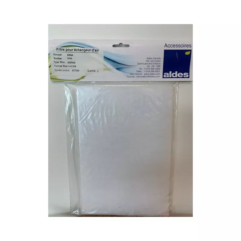 Aldes 607069 MERV 6 Replacement Filter (2-Pack)