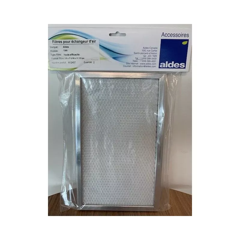 Aldes 612407 MERV 13 Replacement Filter (2-Pack)
