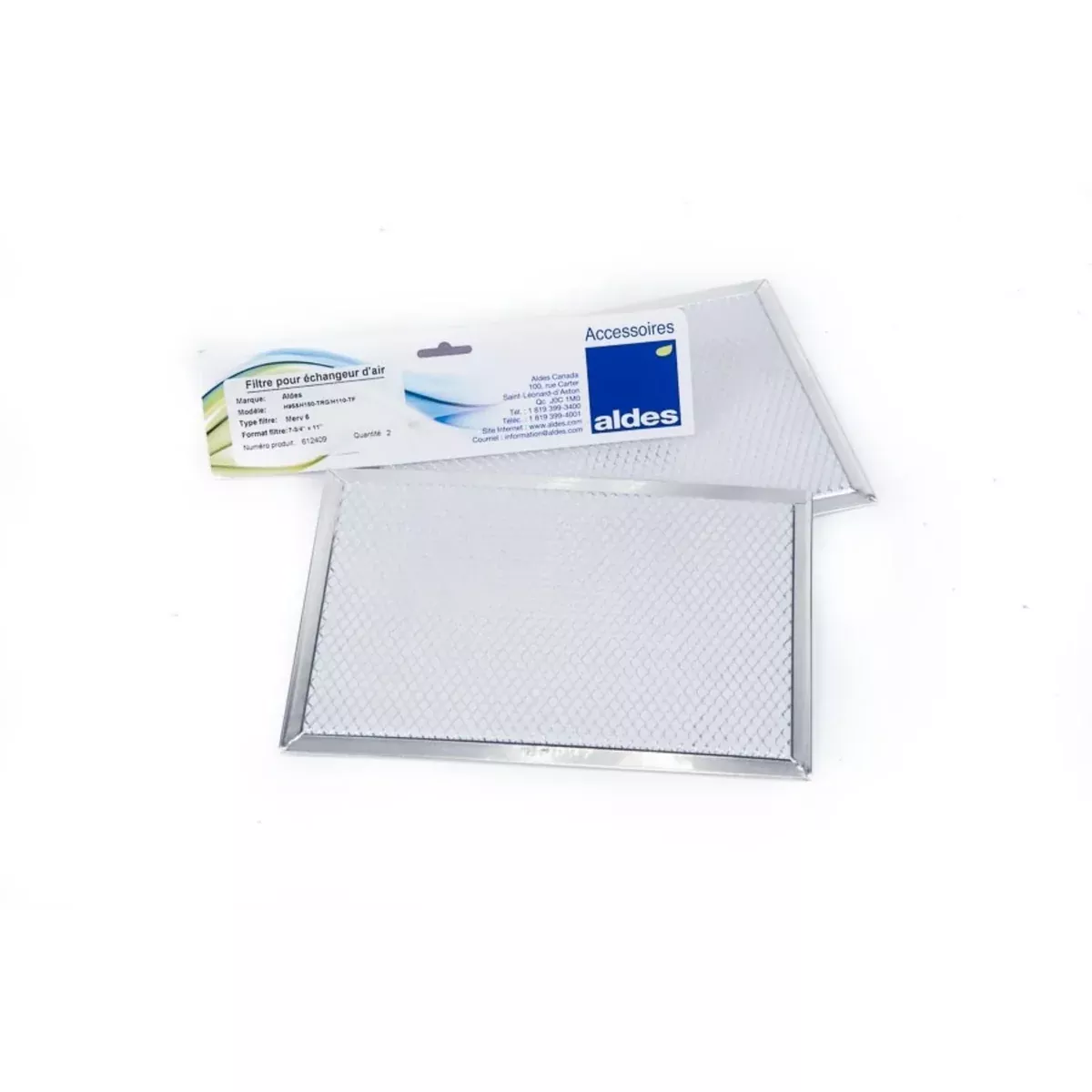 Aldes 612408 MERV 6 Replacement Filter (2-Pack)