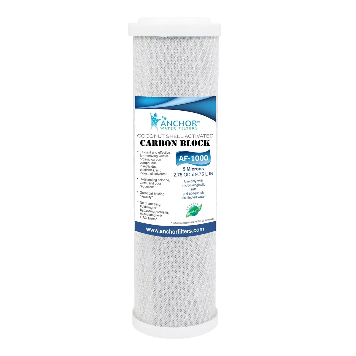 Anchor Carbon Block CTO Replacement Filter Cartridge - 10-inch