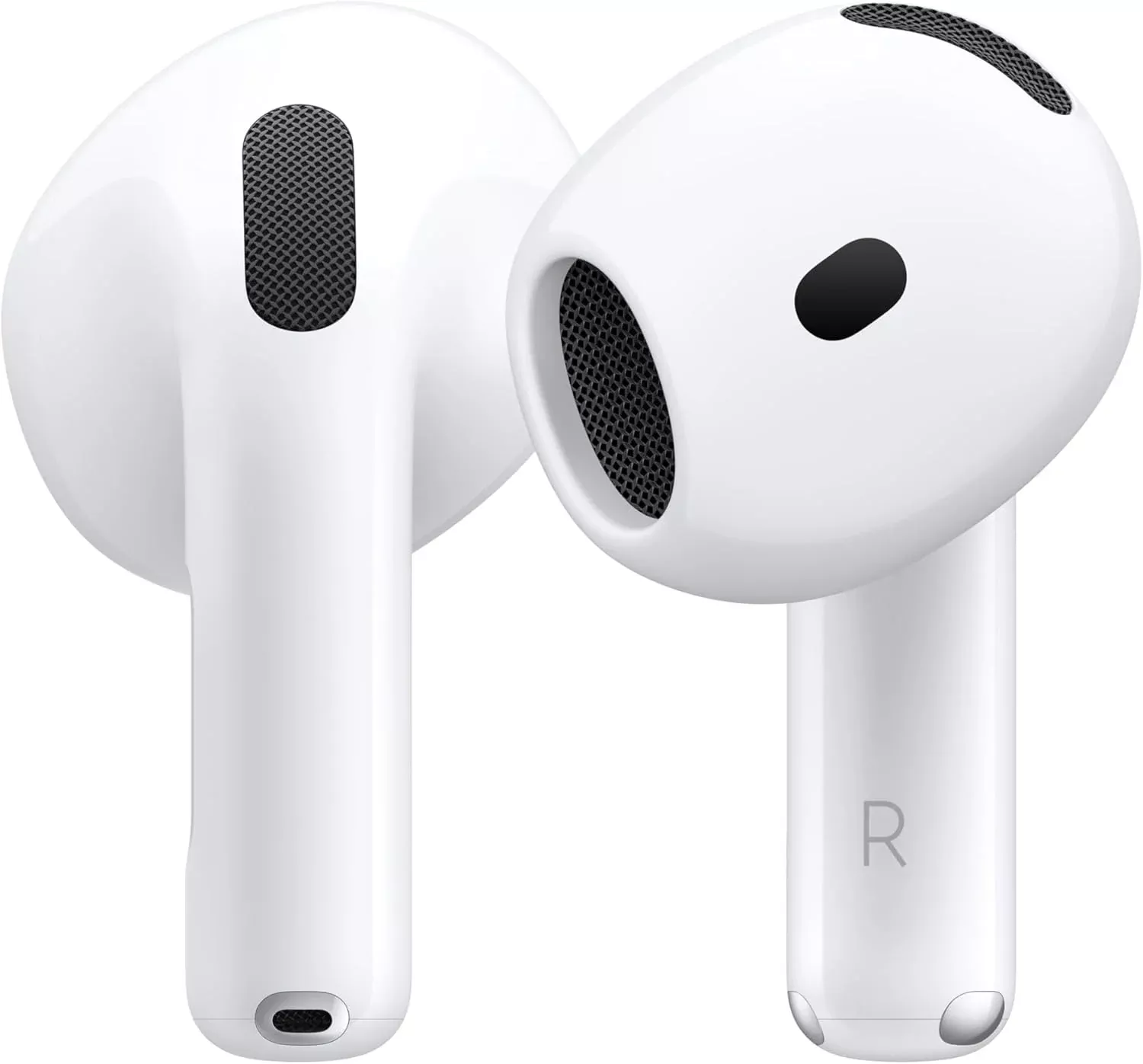 Apple AirPods 4 Wireless Earbuds, Active Noise Cancellation, Adaptive, Transparency Mode, Personalized Spatial Audio, USB-C Charging Case