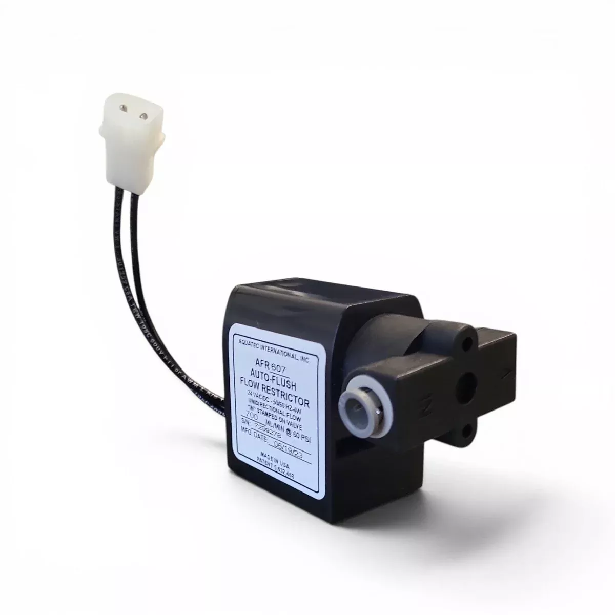 Aquatec AFR604 AFT Auto Flush Timer Valve 400 ML/MIN - W/Harness