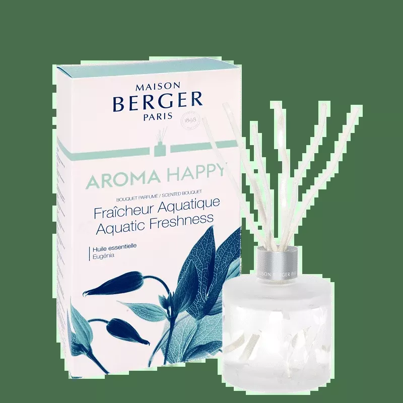 Aroma Happy Pre-filled Reed Diffuser – Aquatic Freshness – 180ml