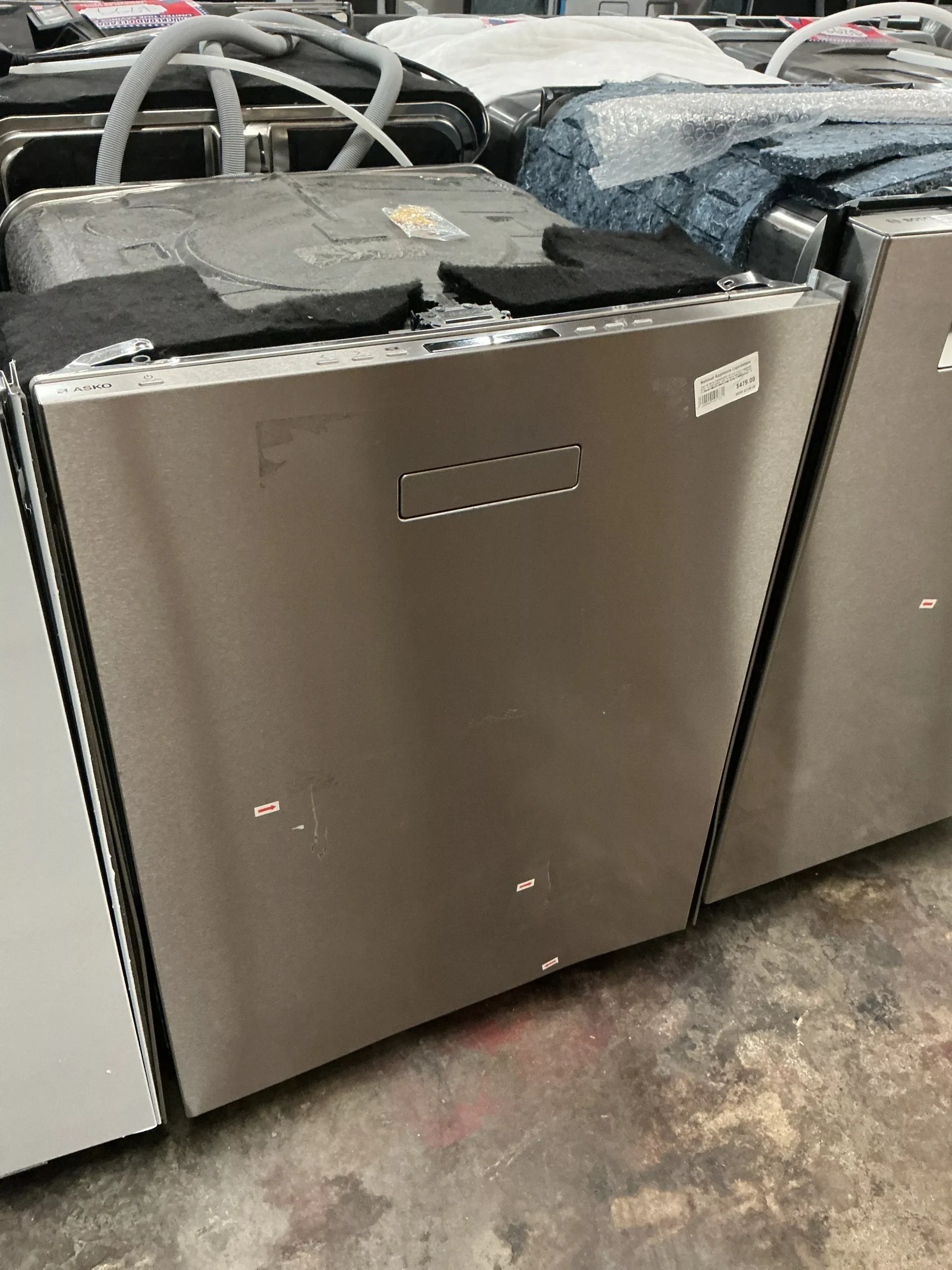Asko DBI663ISSOF Top Control Built-In Dishwasher (Open Box / Scratch & Dent)