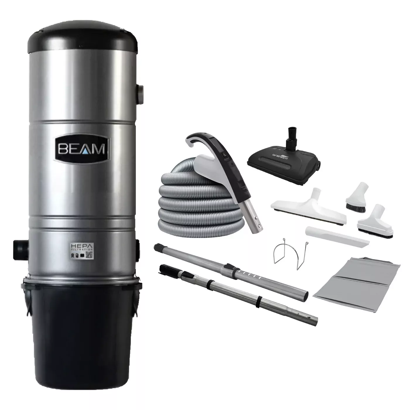 Beam 375 Central Vacuum with Airstream Cleaning Set 35'