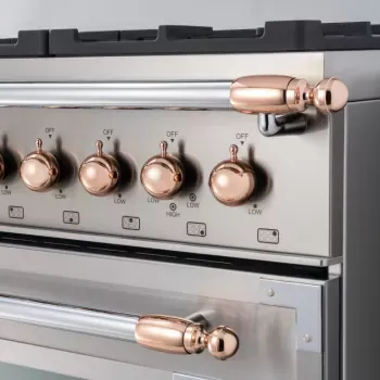 Bertazzoni DS1HERTPC Copper Decor Set for Range