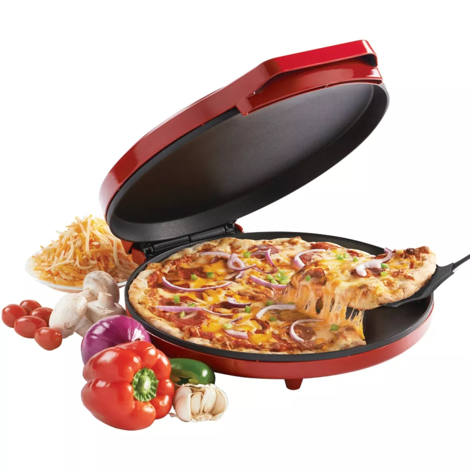 Betty Crocker 12-In. Pizza Maker, Red