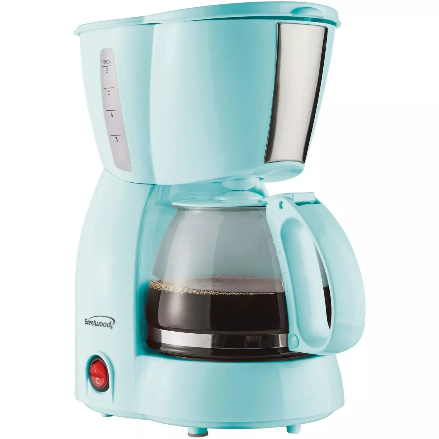 Brentwood 650-Watt 4-Cup Coffee Maker, Blue