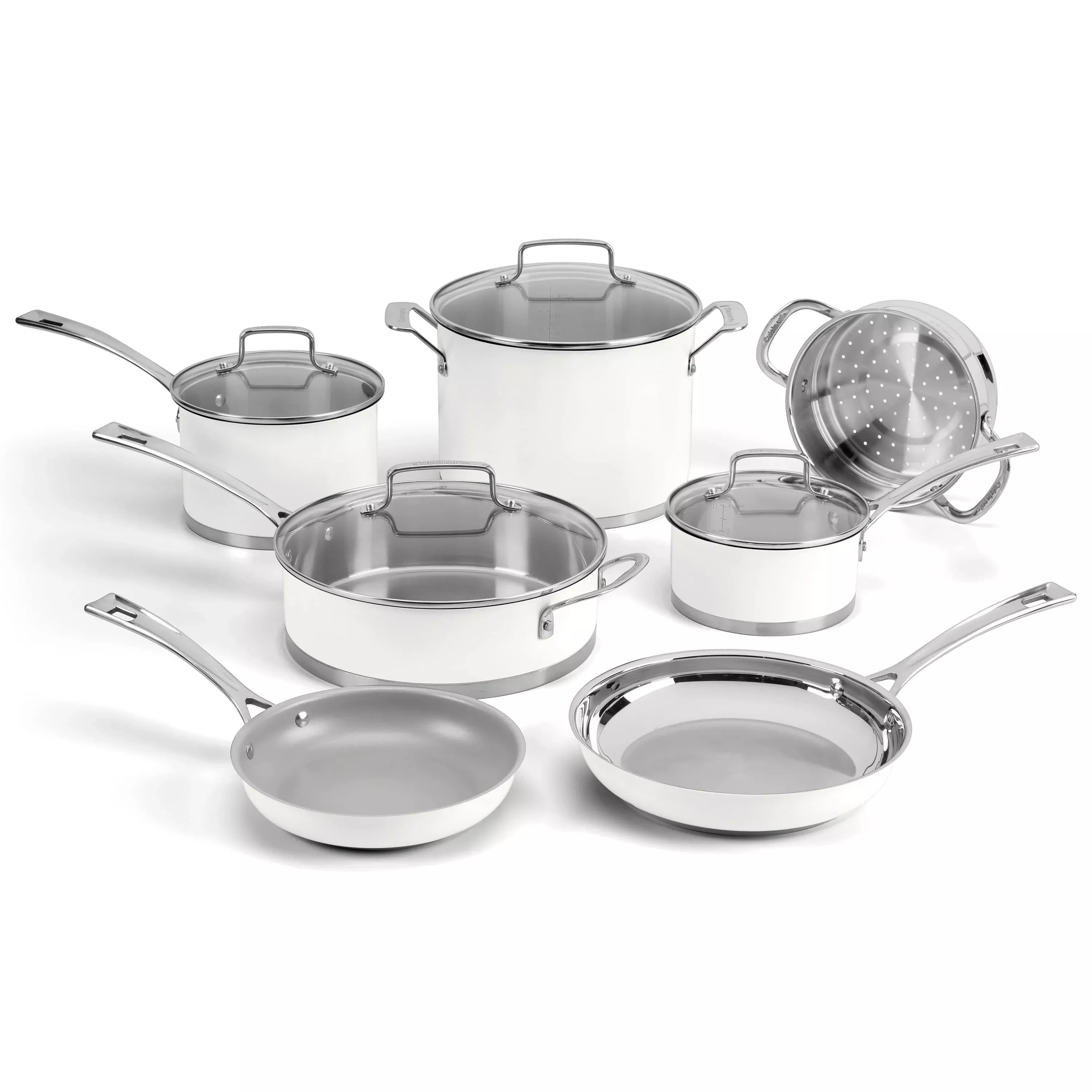 Cuisinart 11 Piece Matte White Set, White