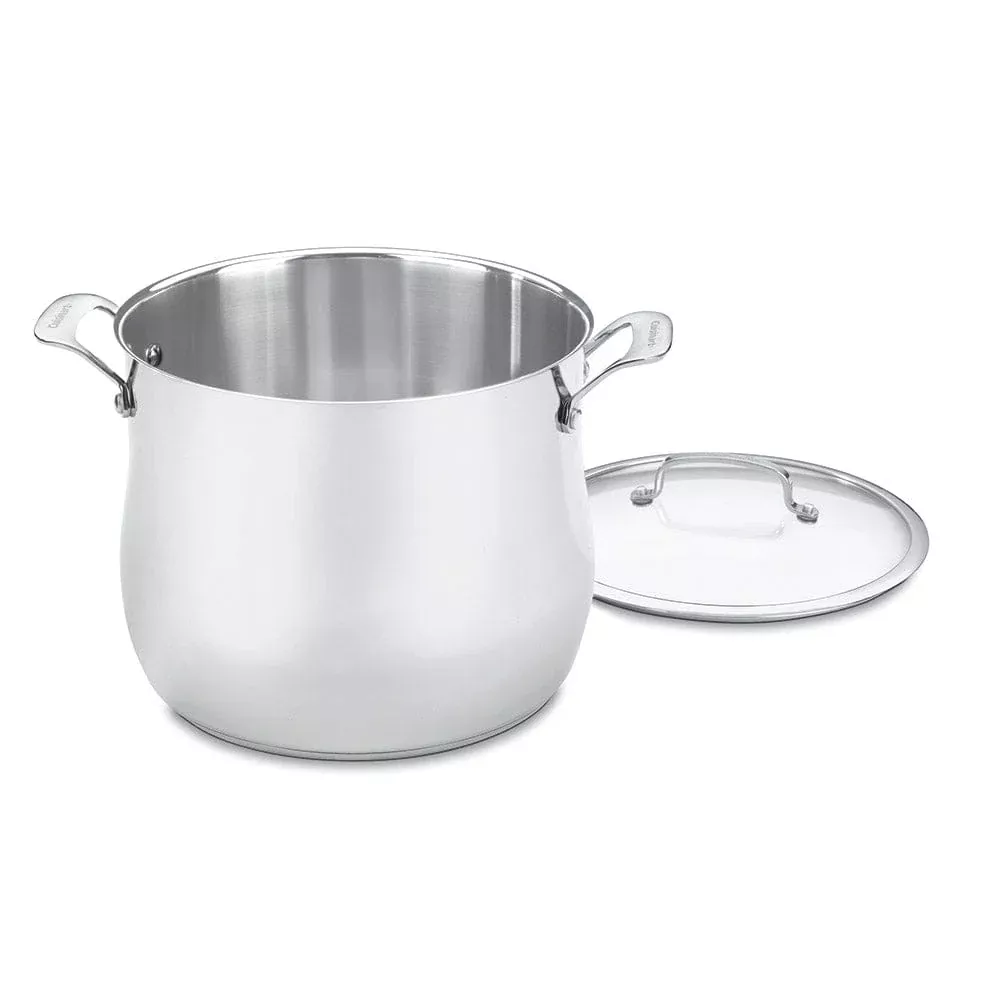 Cuisinart 12 Quart Stockpot with Cover, Silver