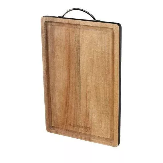 Cuisinart 15" Acacia Cutting Board, Black