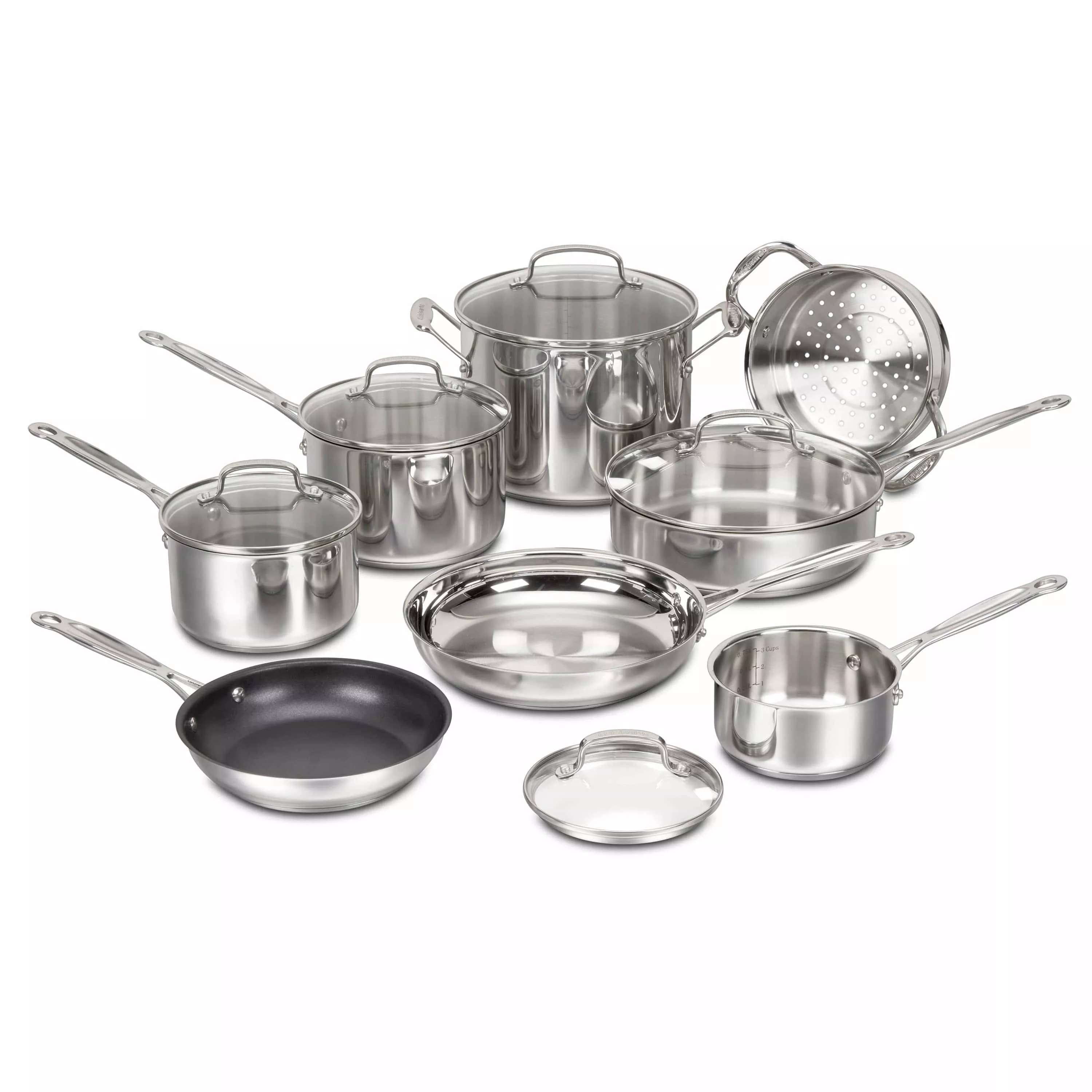 Cuisinart Chef's Classic™ Stainless Cookware 13-Piece Set, Silver