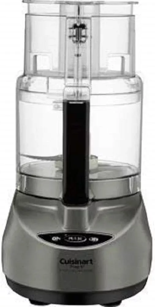 Cuisinart Food Processor, 9-Cup, Gunmetal - Certified Refurbished
