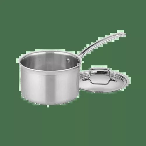 Cuisinart MultiClad Pro 3 Quart Saucepan, Silver