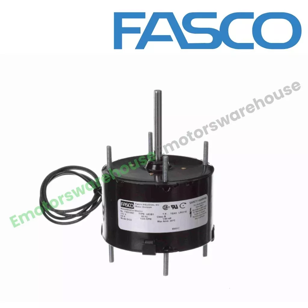 D122, HVAC/R Motors, Fan and Blower