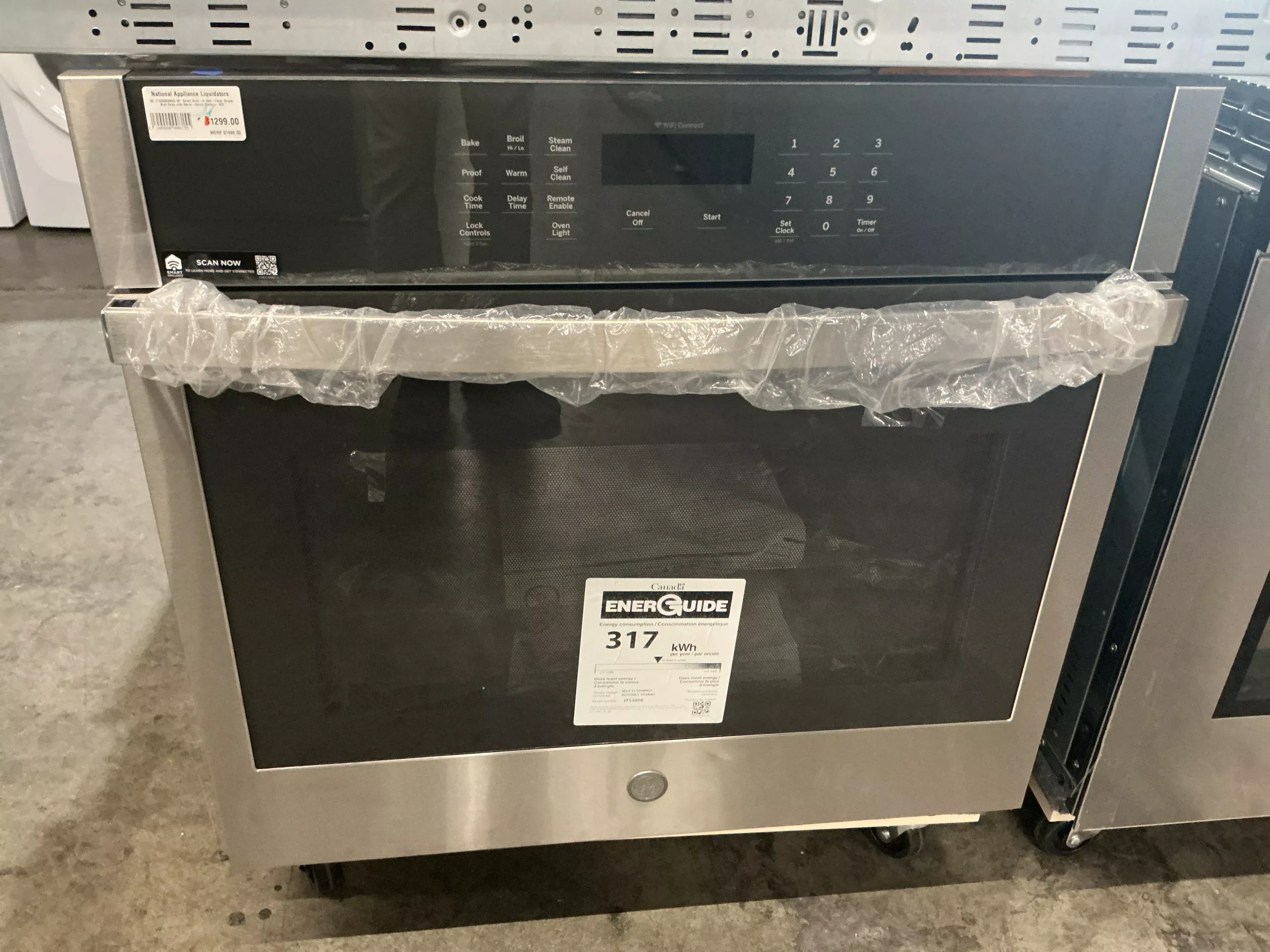 GE JTS3000SNSS Single Wall Oven (Open Box / Scratch & Dent)