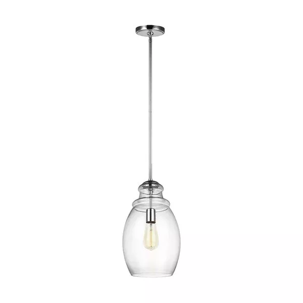 Generation Lighting P1484CH One Light Pendant