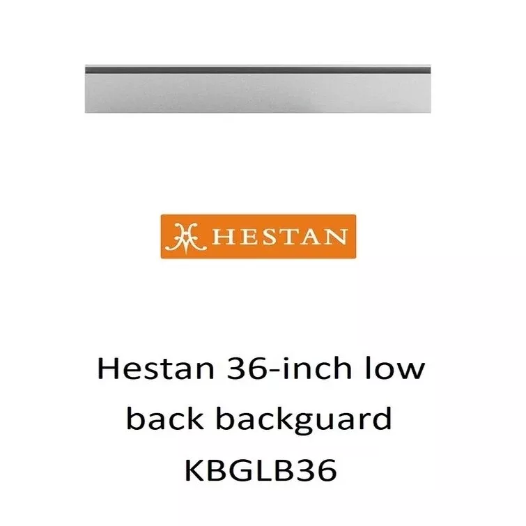 Hestan KBGLB36 Backguard, 36 Inch, Low 10"