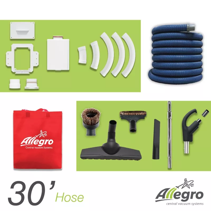Hide-A-Hose Retractable Hose Accessories & Installation Kit-Rapid Flex hose 30'