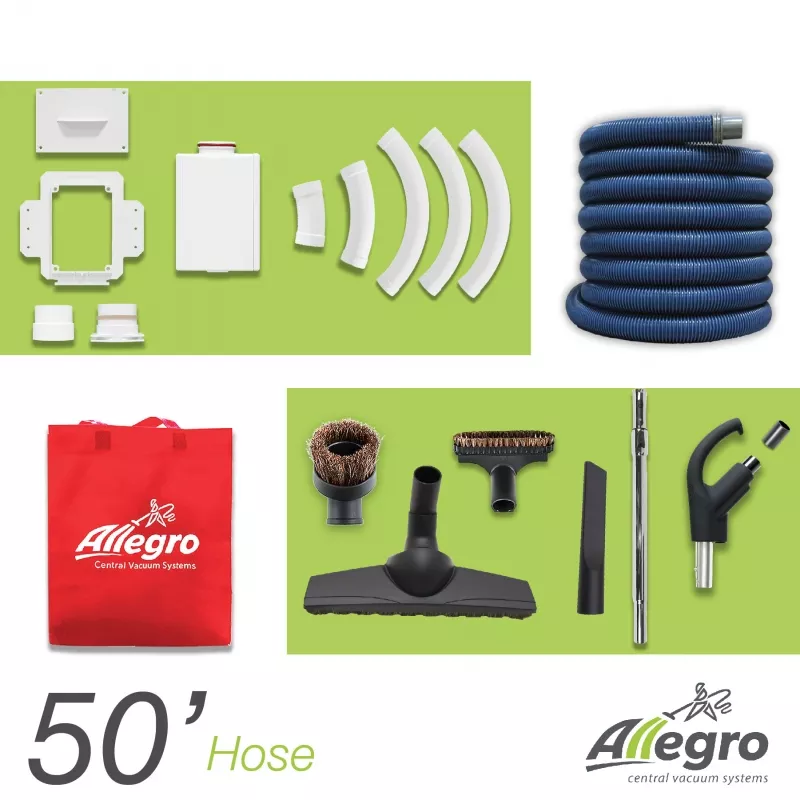 Hide-A-Hose Retractable Hose Accessories & Installation Kit-Rapid Flex hose 50'