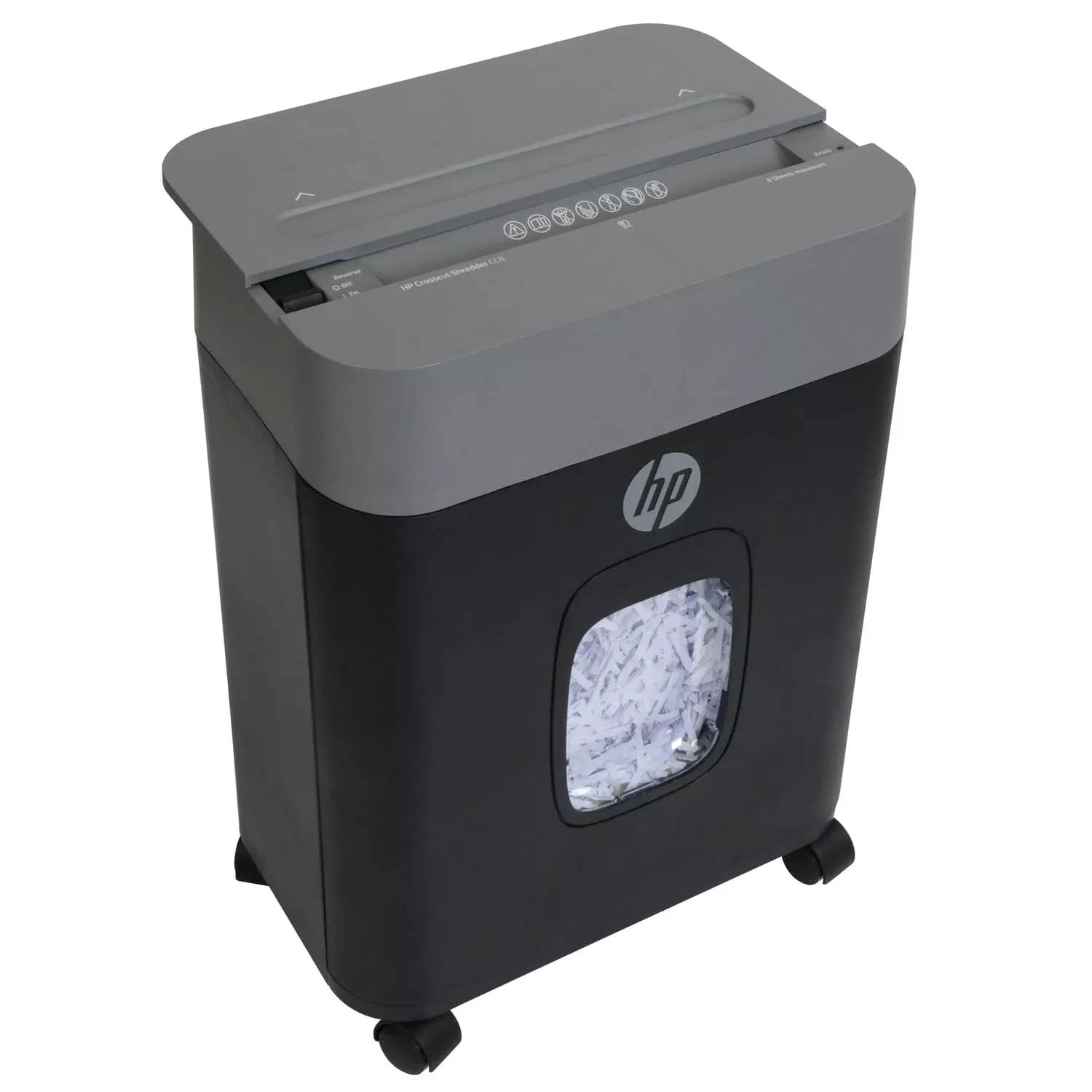 HP HP-CC8 8-Sheet Crosscut Shredder