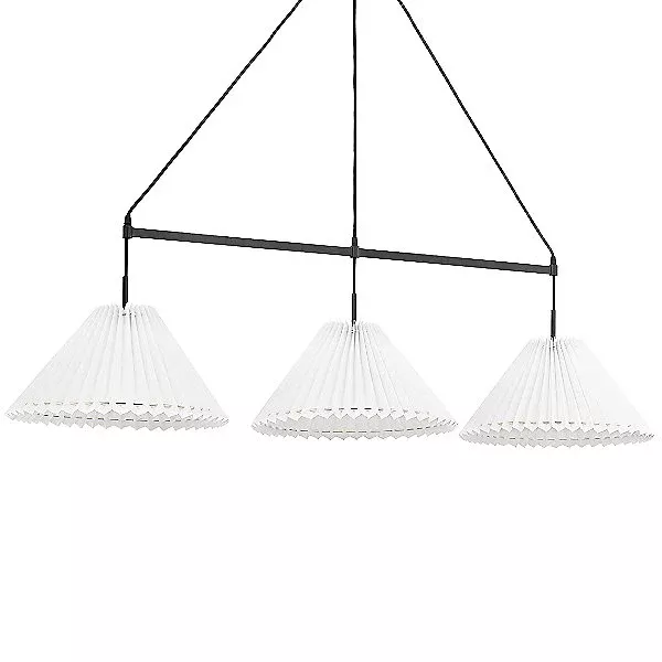 Hudson Valley H476903-SBK Linear Pendant, Soft Black