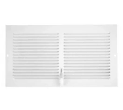 Imperial Sidewall Register/Vent Cover, 12" x 6", White