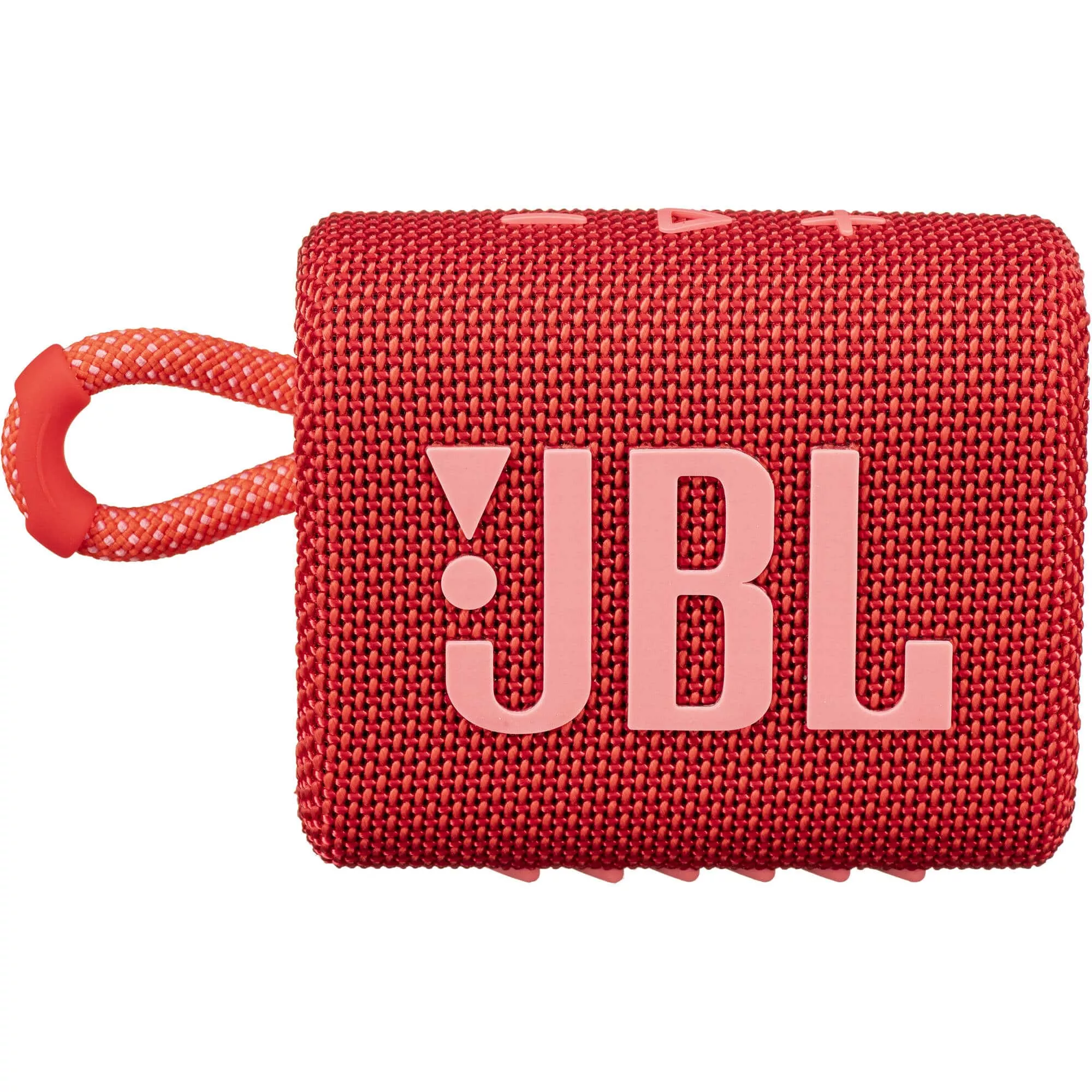 JBL Go 3 Portable Waterproof Bluetooth Speaker, Red - Certified Refurbished