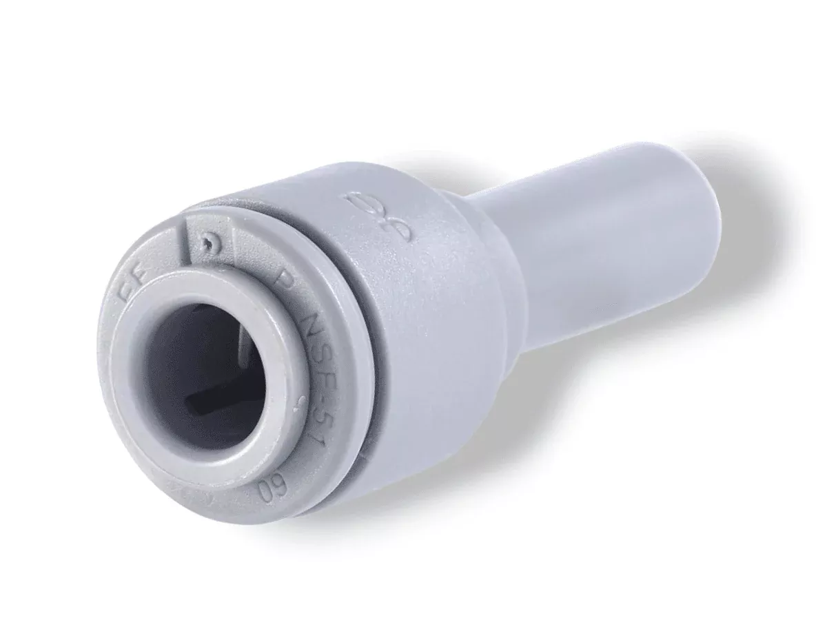 John Guest PI061008S Reducer Stem - 5/16" x 1/4" Stem