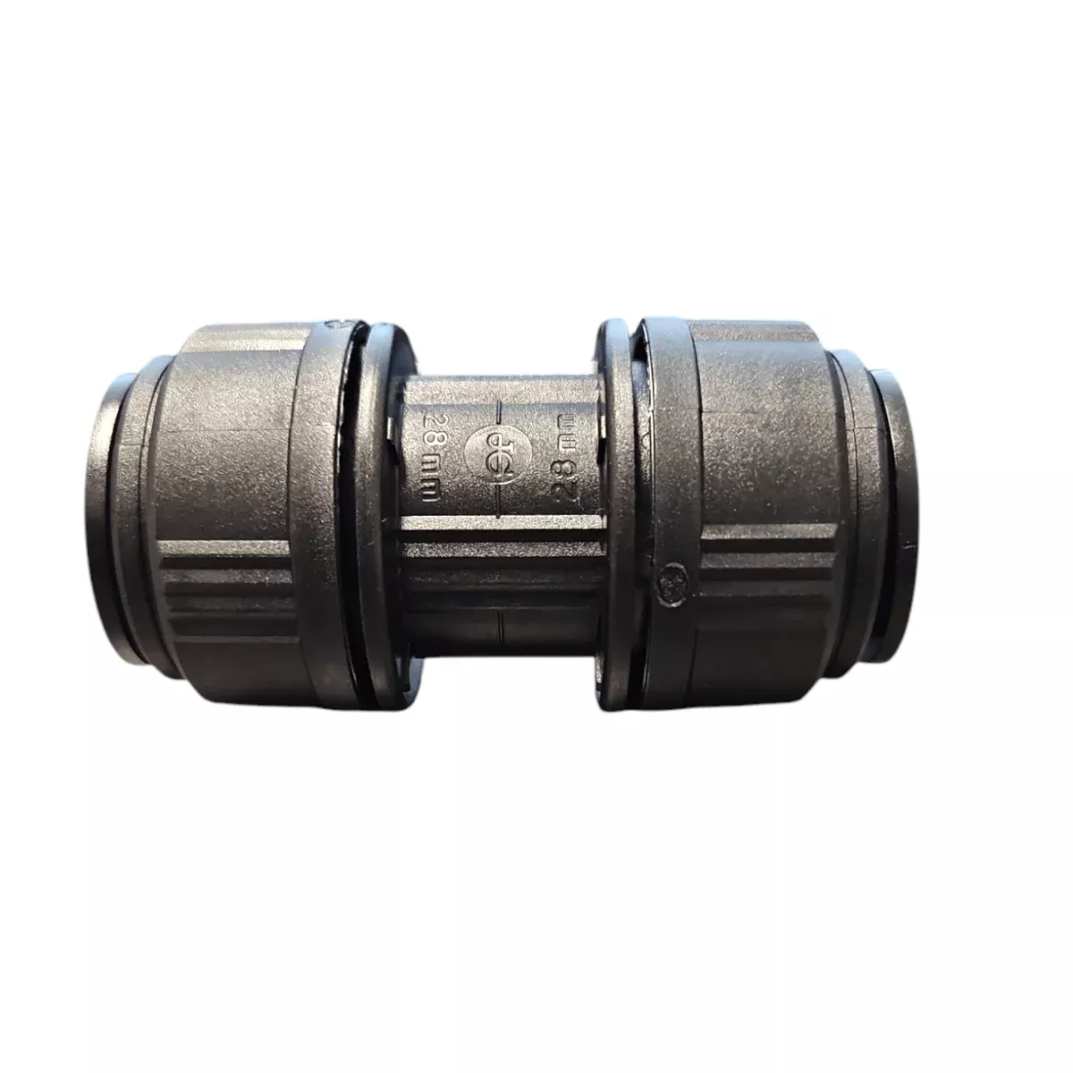 John Guest PM0428E Black Union Connector Size 28MM