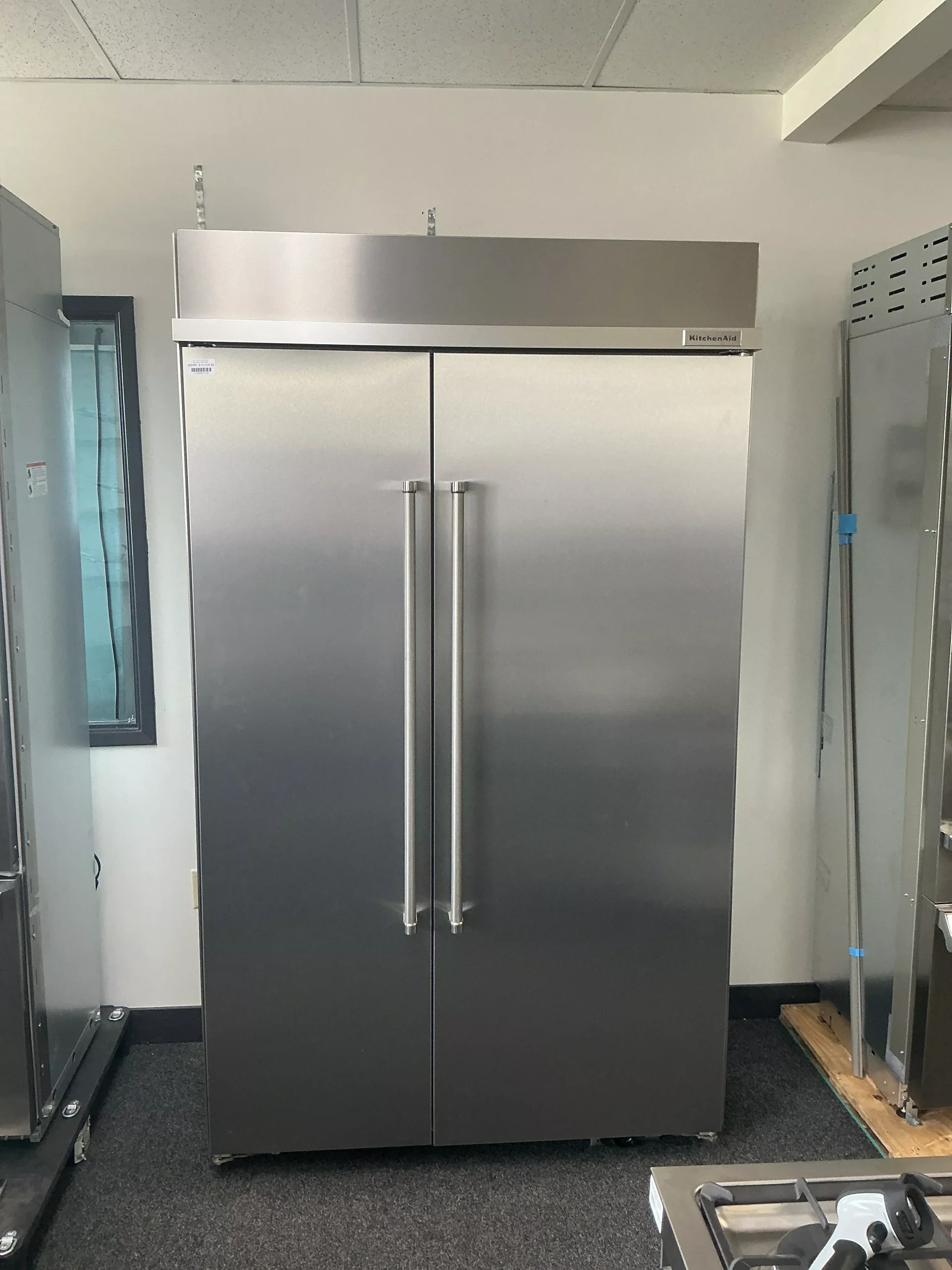 KitchenAid KBSN708MP Built-In Side-by-Side Refrigerator (Open Box / Scratch & Dent)