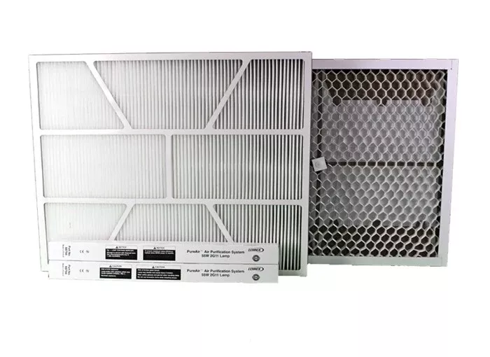 Lennox Y4591 - 1st Generation to 2nd Generation Conversion Kit: Healthy Climate PCO-20C MERV 16 w/ Insert 21x26x4