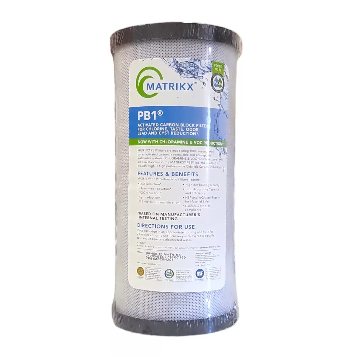 MATRIKX 06-450-10-MATRIKX PB1- 0.5 Micron BB 4.5"x10" CTO/Cyst/Lead