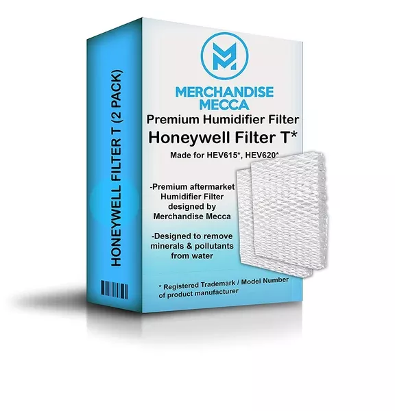 Merchandise Mecca Compatible Replacement for HFT600 Humidifier Compatible Filter, Filter T - Made for HEV615 and HEV620 Models (One Filter)