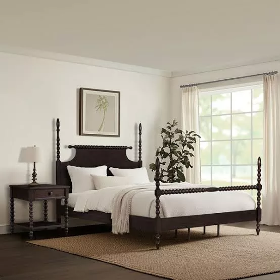 MPS115-0058U2 Cama Olliix Beckett en Morocco Brown – Tamaño Queen