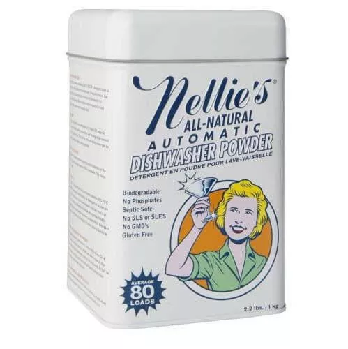 Nellie's Dishwasher Powder | 80 Load Tin