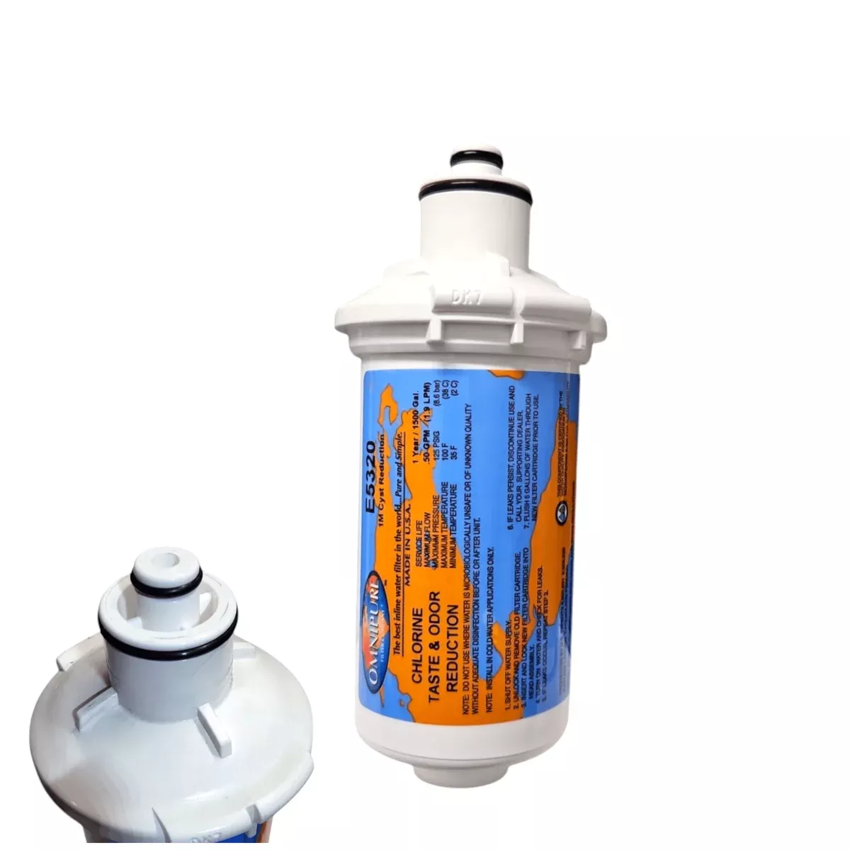 Omnipure E5320 Water Filter 6"x2.5" Diameter E-Series Carbon Block 1M