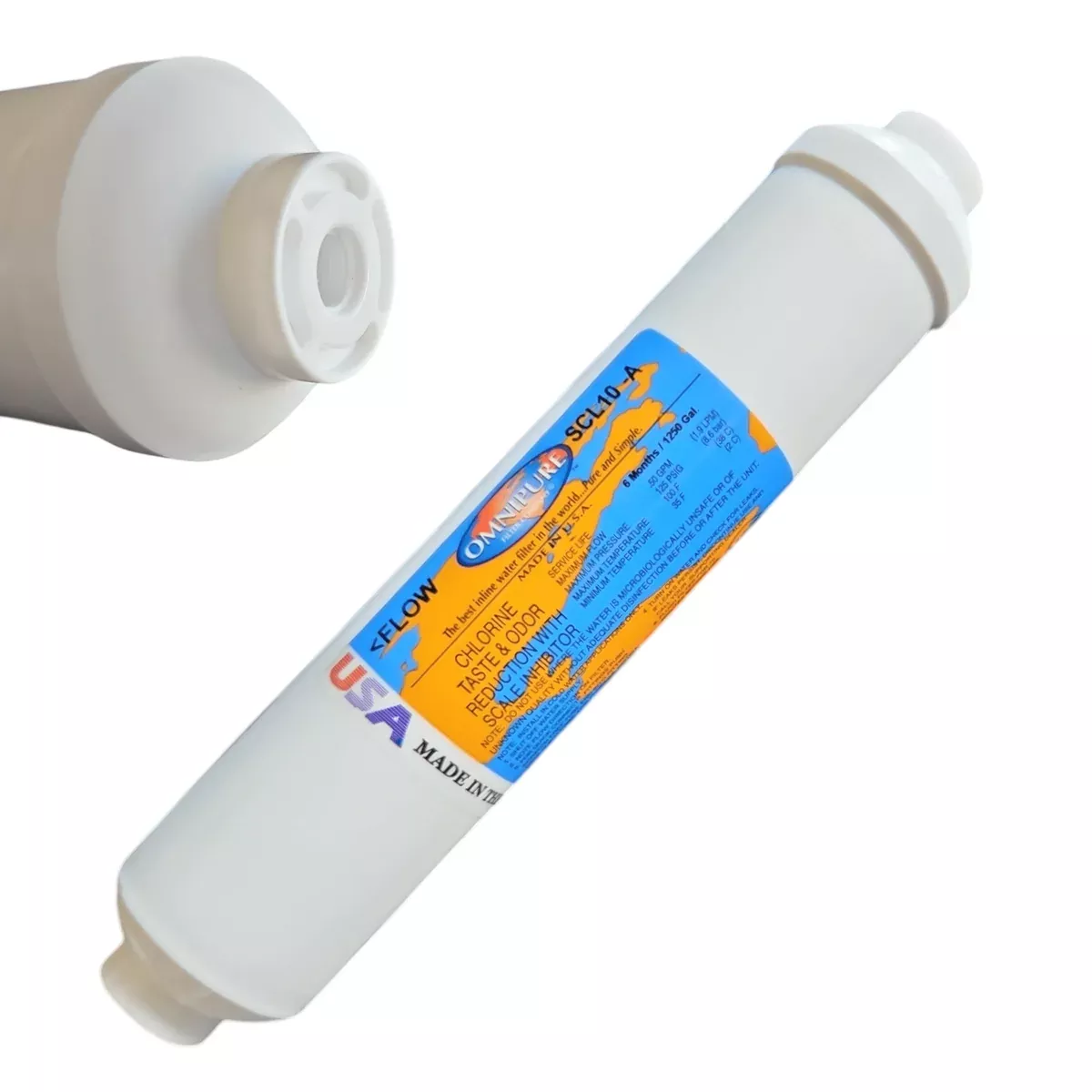 Omnipure SCL10-A Icemaker GAC CTO/Scale - 10 x 21/8" TUBE FILTER