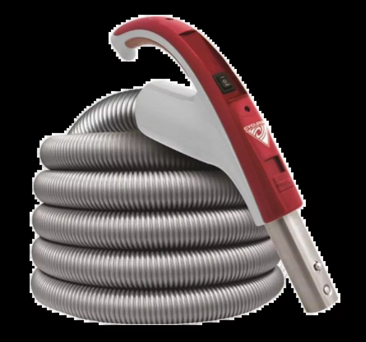 Premium Central Vacuum 35' Hose - 24 / 110 Volt