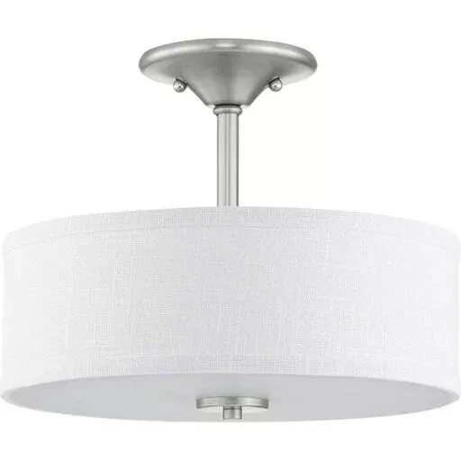 Progress Lighting P350129-009 Ceiling Light, Brushed Nickel