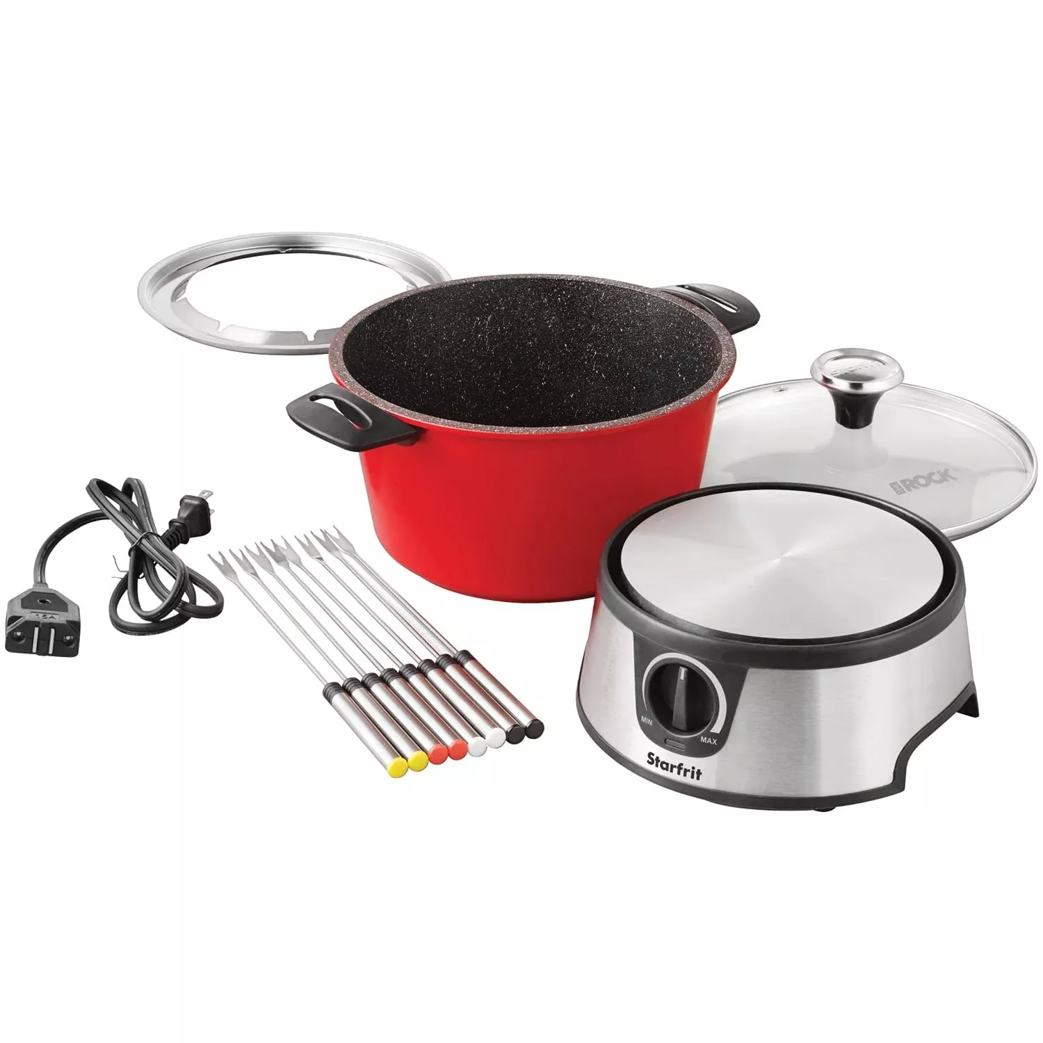 THE ROCK by Starfrit 3.2-Quart Electric Fondue Set