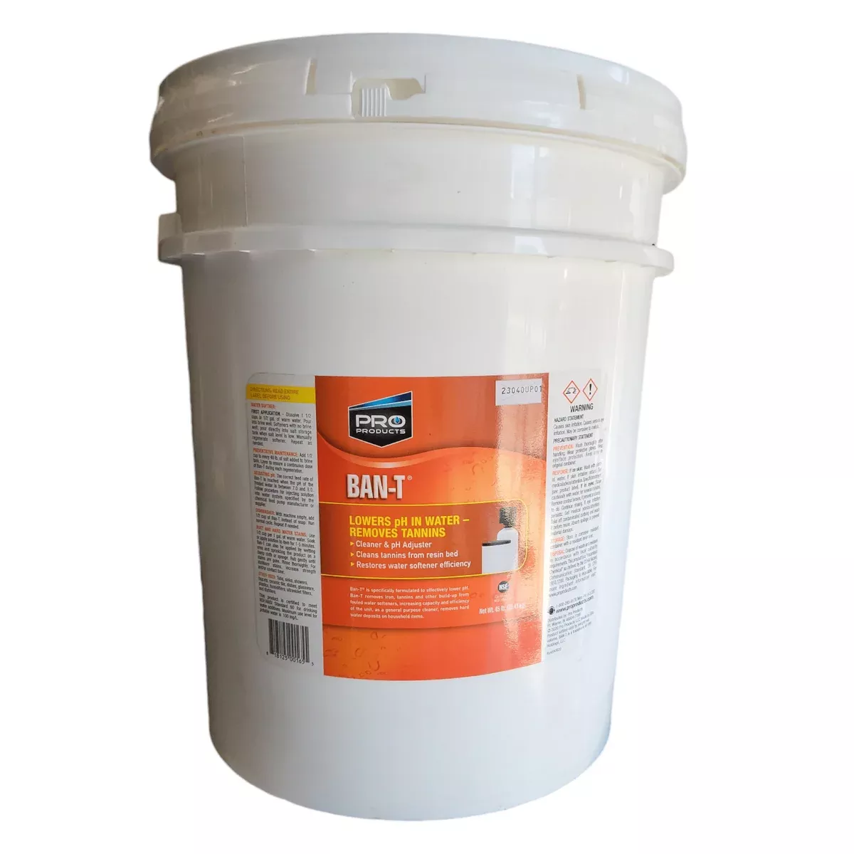 RU45N Pro Products Ban T Alkaline Water Neutralizer And Cleaner (RU45N ) Size 45 Lbs.