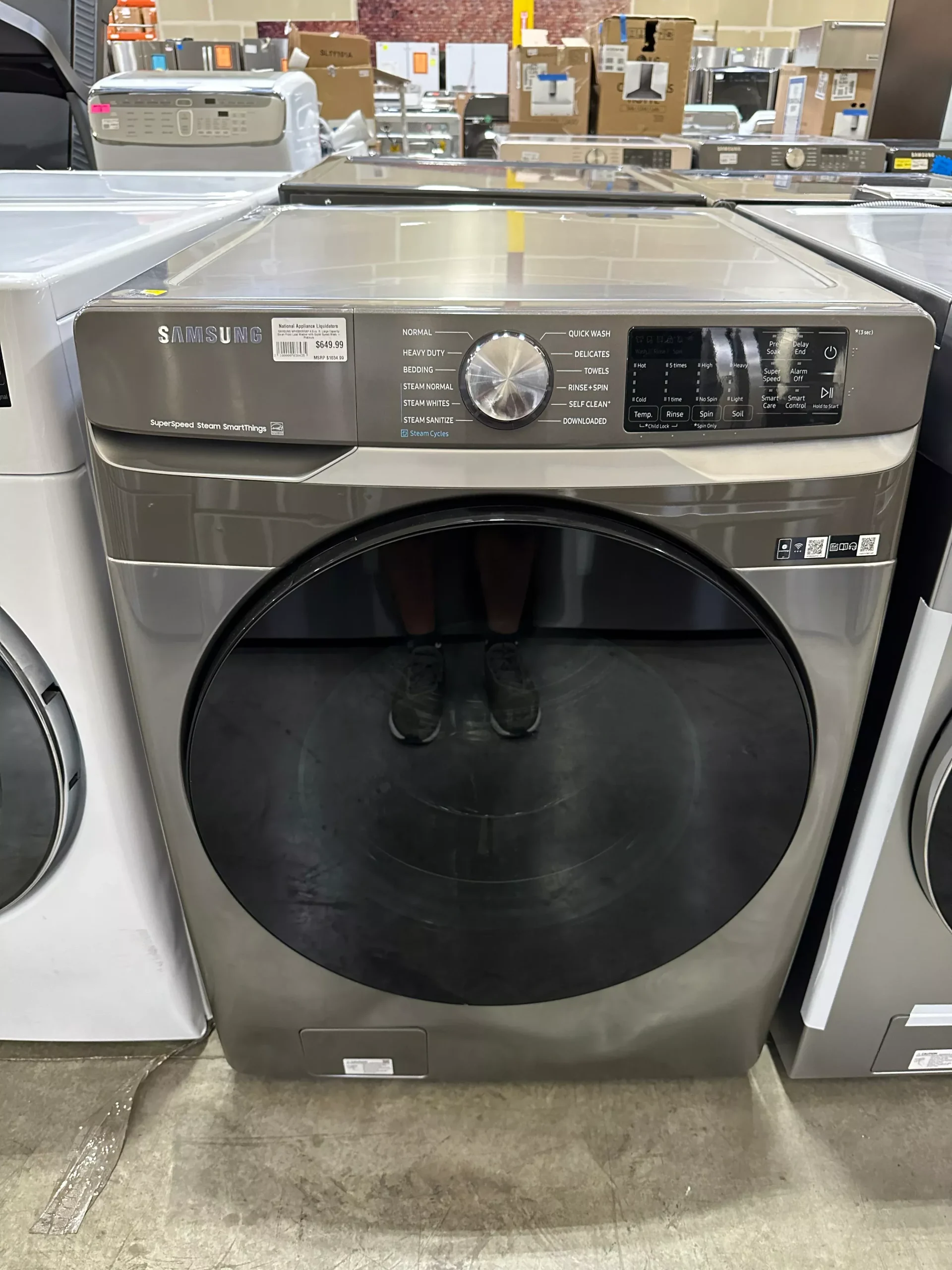 Samsung WF45B6300AP Front Load Washing Machine (Open-Box / Scratch & Dent)