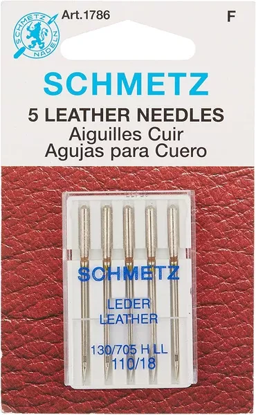 Schmetz Leather Machine Needle Size 18/110, SC-1786