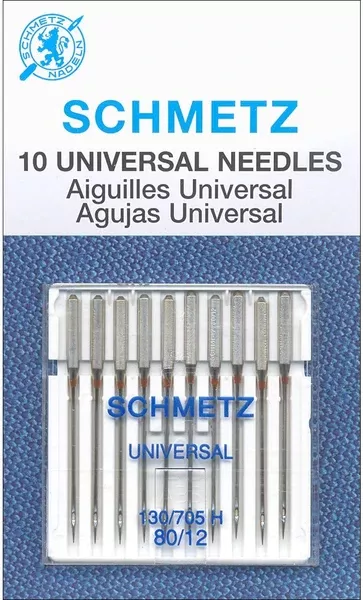 Schmetz Universal Needle Size 80/12 10pc