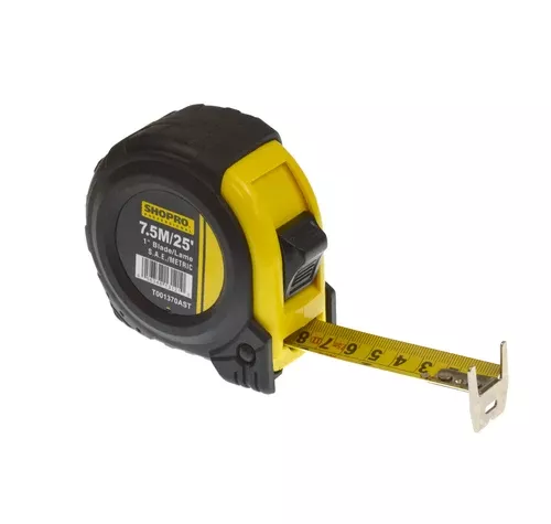Shopro Tape Measure, 1" x 25'